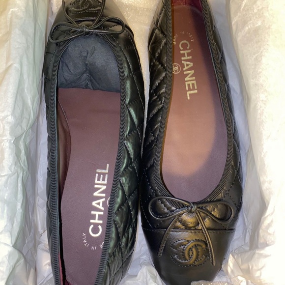 New, Channel ballerinas.Sz 38.5 - Picture 4 of 5